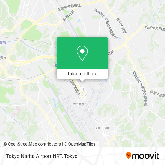Tokyo Narita Airport NRT map