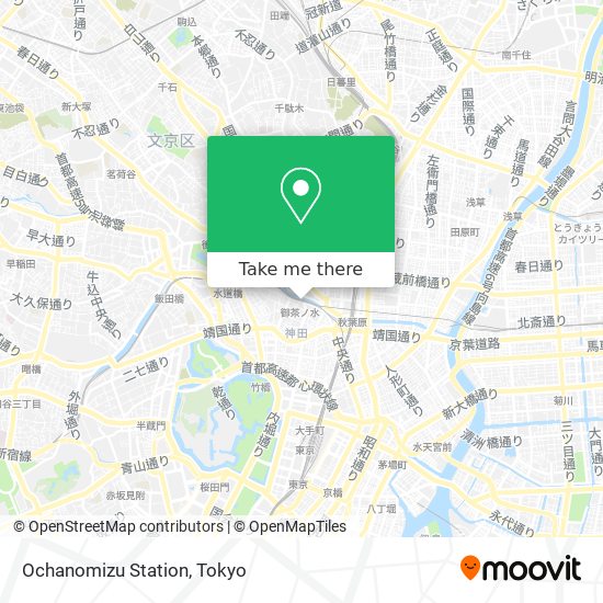 Ochanomizu Station map
