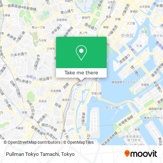 Pullman Tokyo Tamachi map