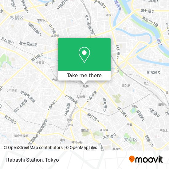 Itabashi Station map