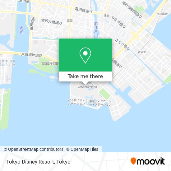 Tokyo Disney Resort map