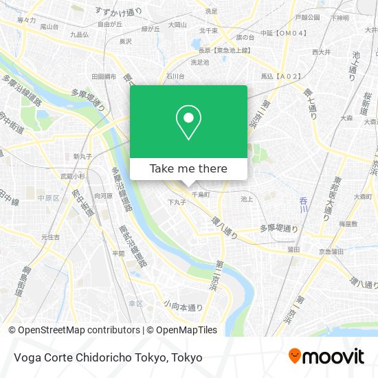 Voga Corte Chidoricho Tokyo map