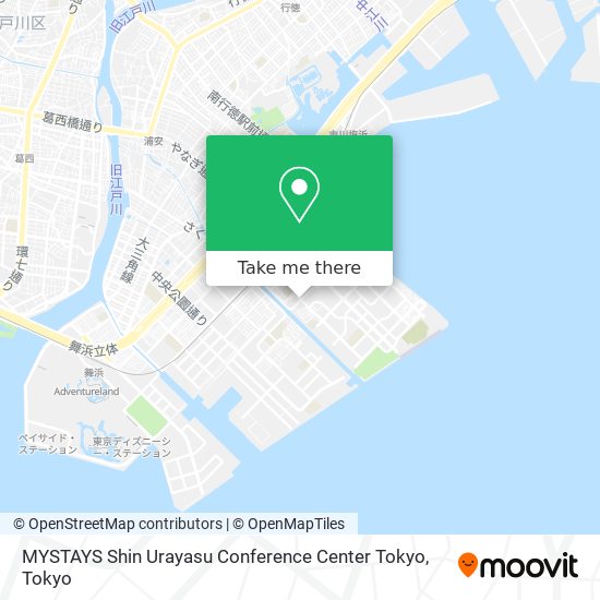 MYSTAYS Shin Urayasu Conference Center Tokyo map