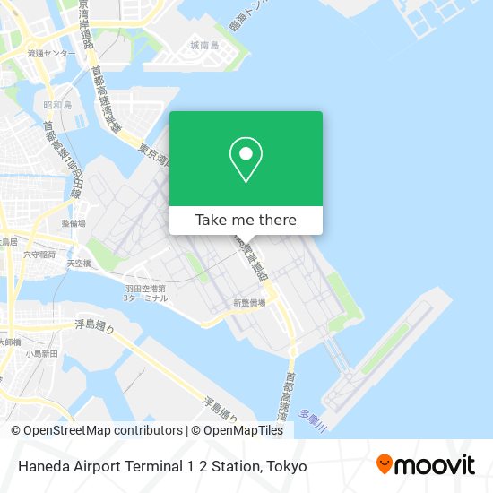 Haneda Airport Terminal 1 2 Station map