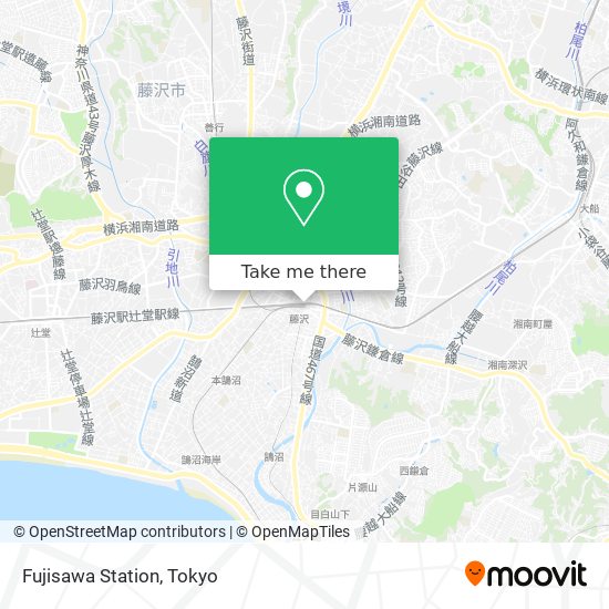 Fujisawa Station map