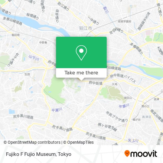Fujiko F Fujio Museum map