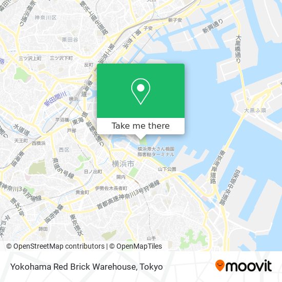 Yokohama Red Brick Warehouse map