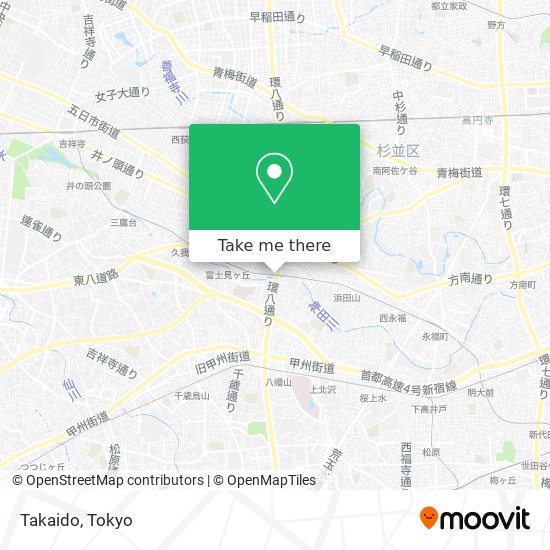 Takaido map