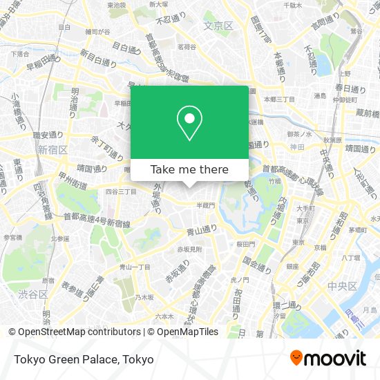 Tokyo Green Palace map