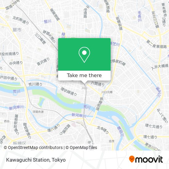 Kawaguchi Station map