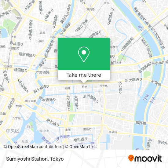Sumiyoshi Station map