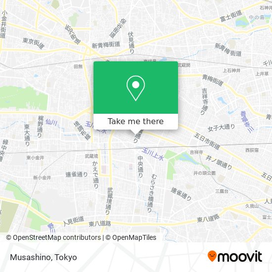 Musashino map