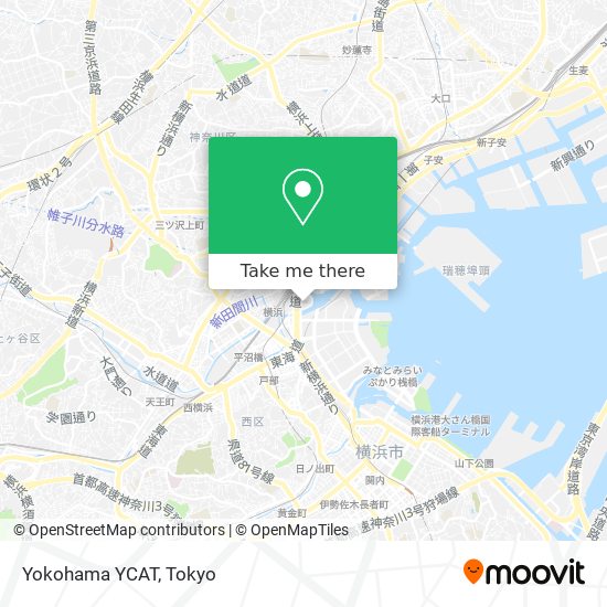 Yokohama YCAT map