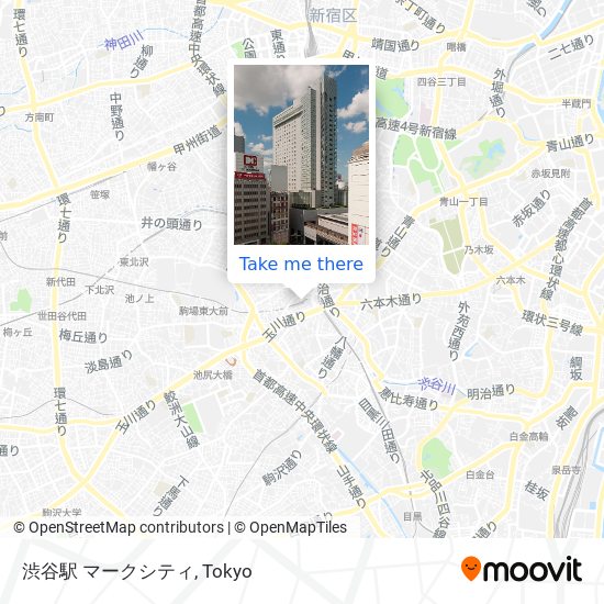 渋谷駅 マークシティ map