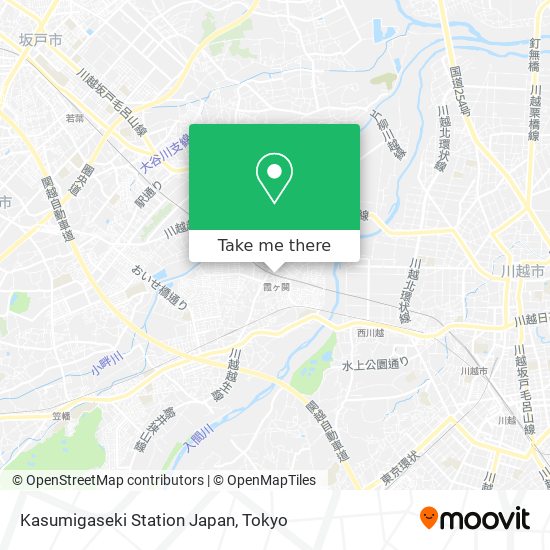 Kasumigaseki Station Japan map