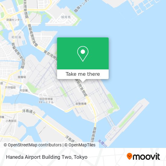 Haneda Airport Building Two map