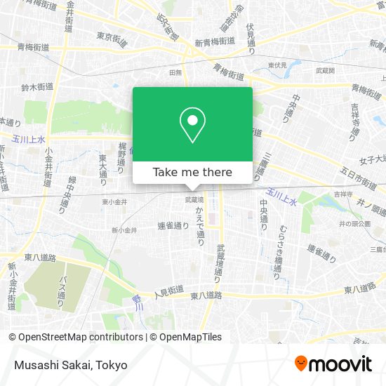 Musashi Sakai map