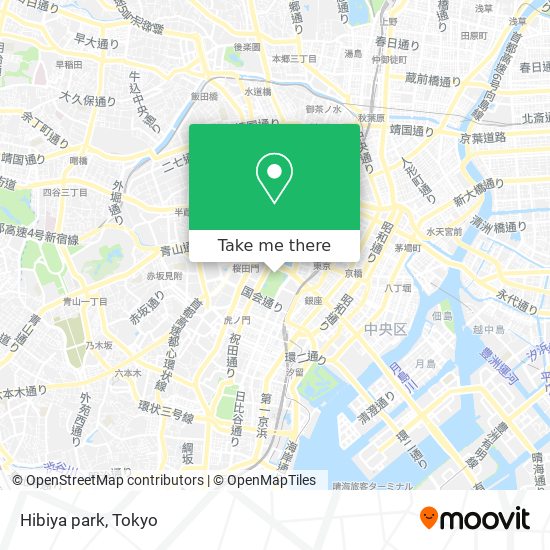 Hibiya park map