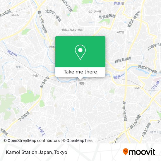 Kamoi Station Japan map