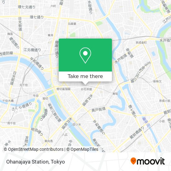 Ohanajaya Station map