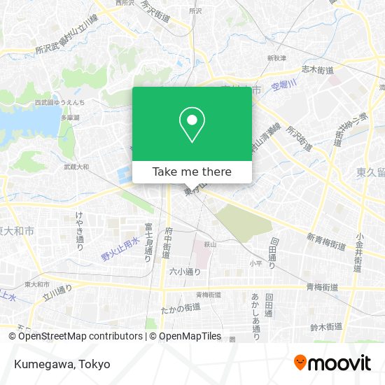 Kumegawa map