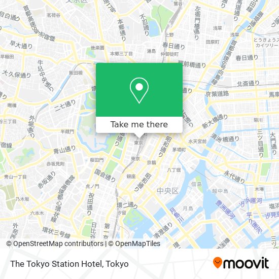 The Tokyo Station Hotel map