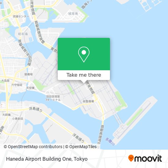 Haneda Airport Building One map