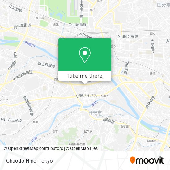 Chuodo Hino map