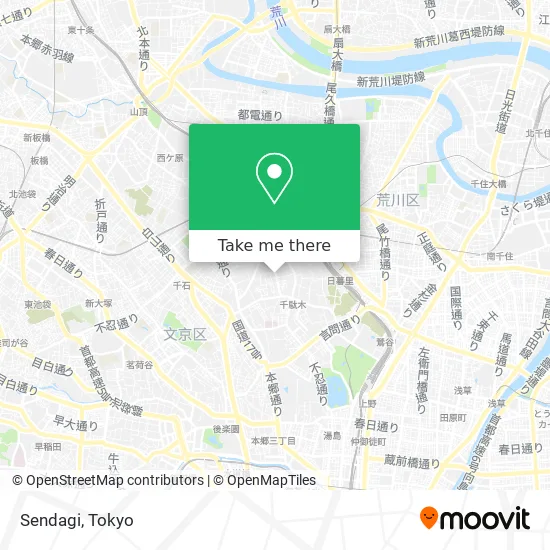 Sendagi map