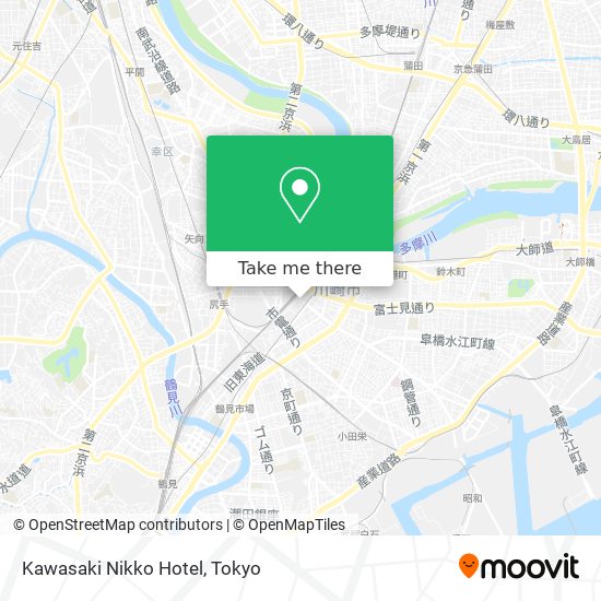 Kawasaki Nikko Hotel map