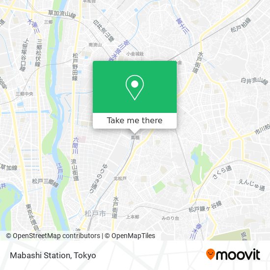 Mabashi Station map