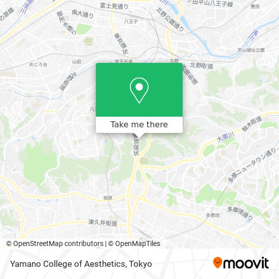 Yamano College of Aesthetics map