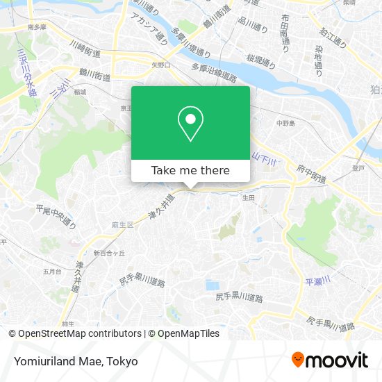 Yomiuriland Mae map