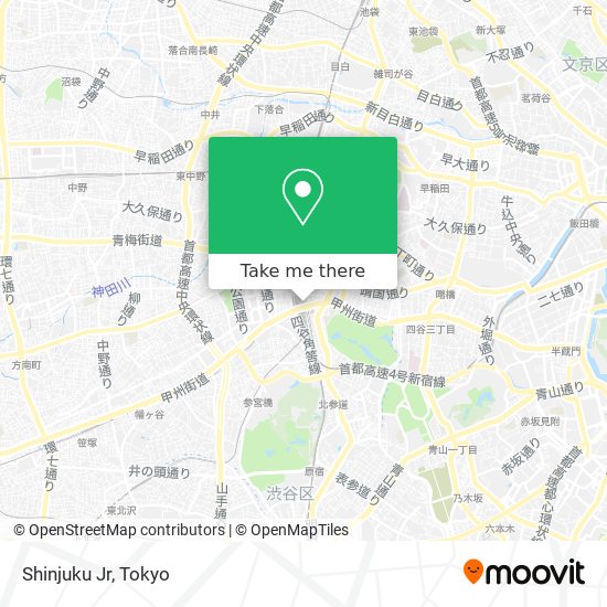 Shinjuku Jr map