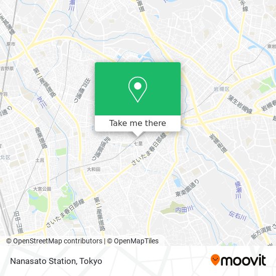 Nanasato Station map