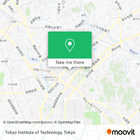 Tokyo Institute of Technology map