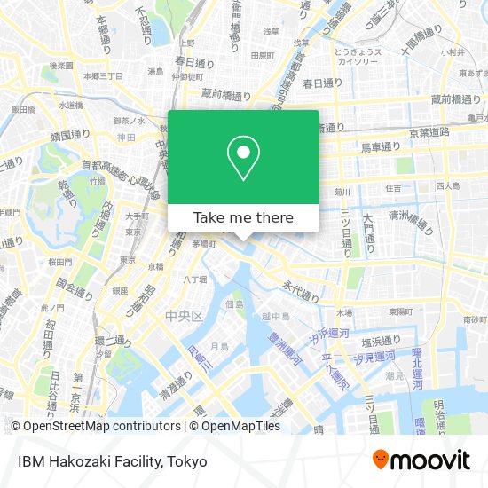 IBM Hakozaki Facility map