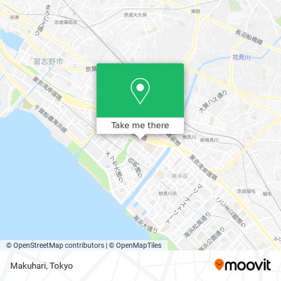 Makuhari map