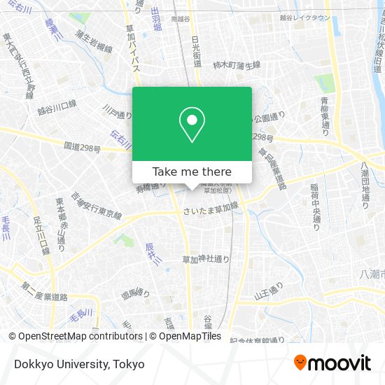 Dokkyo University map