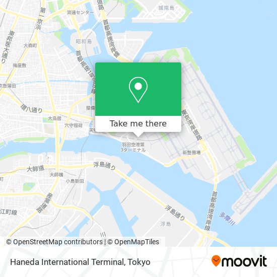 Haneda International Terminal map