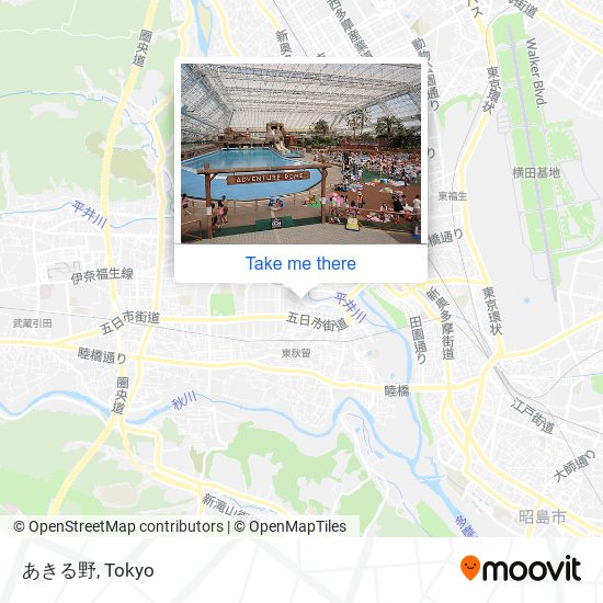 あきる野 map