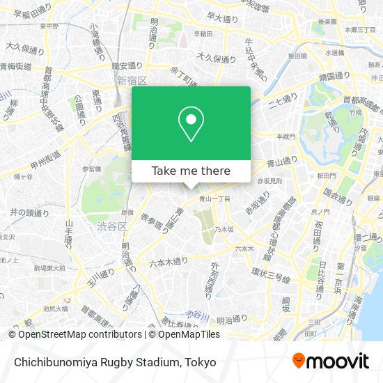 Chichibunomiya Rugby Stadium map