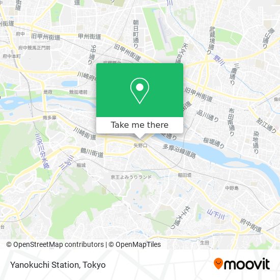 Yanokuchi Station map