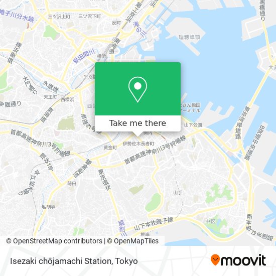 Isezaki chōjamachi Station map