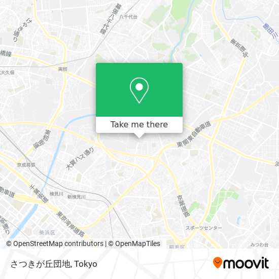 さつきが丘団地 map