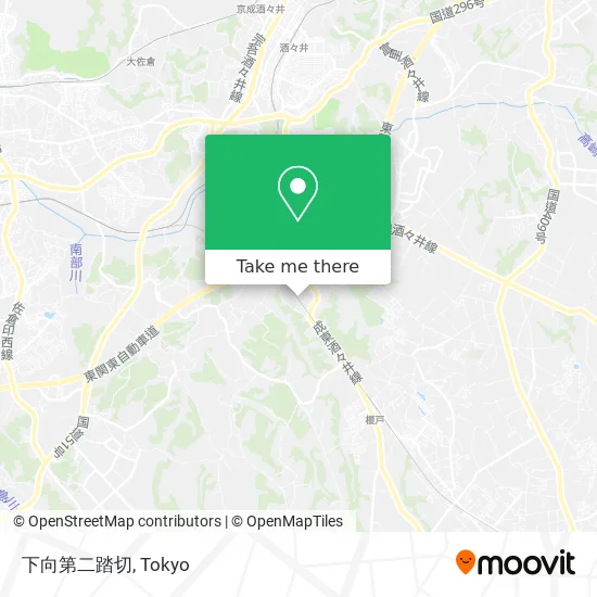 下向第二踏切 map