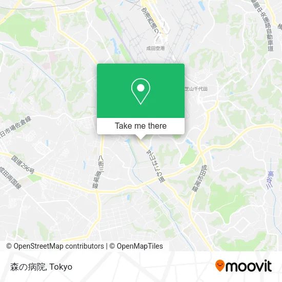 森の病院 map