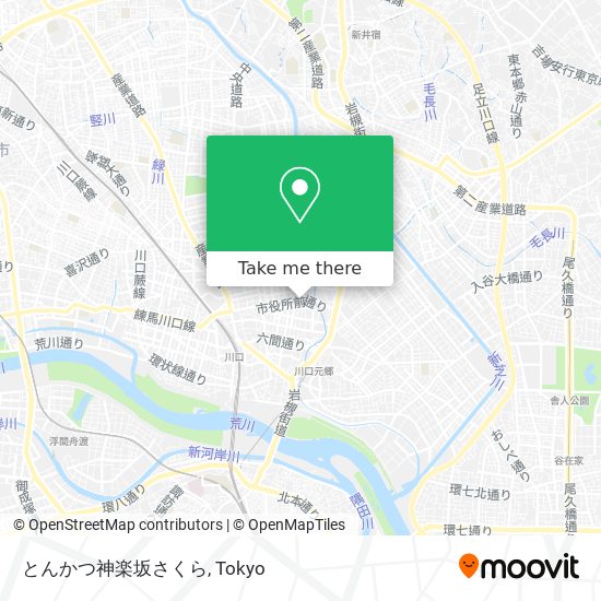 とんかつ神楽坂さくら map