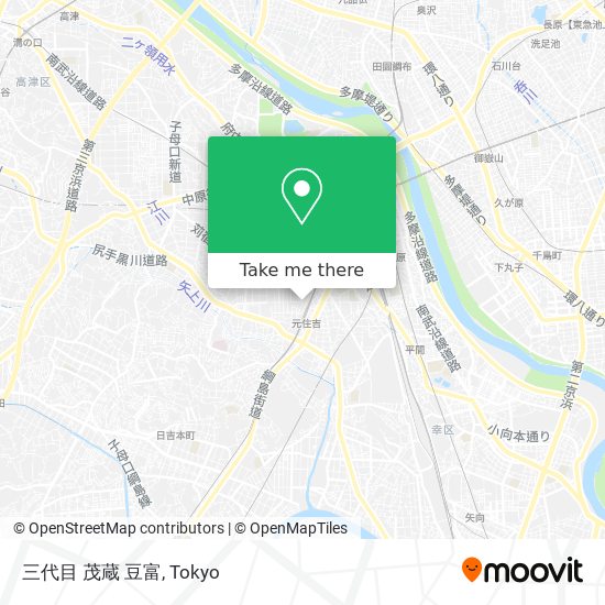 三代目 茂蔵 豆富 map