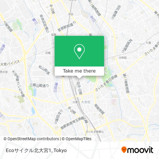 Ecoサイクル北大宮1 map